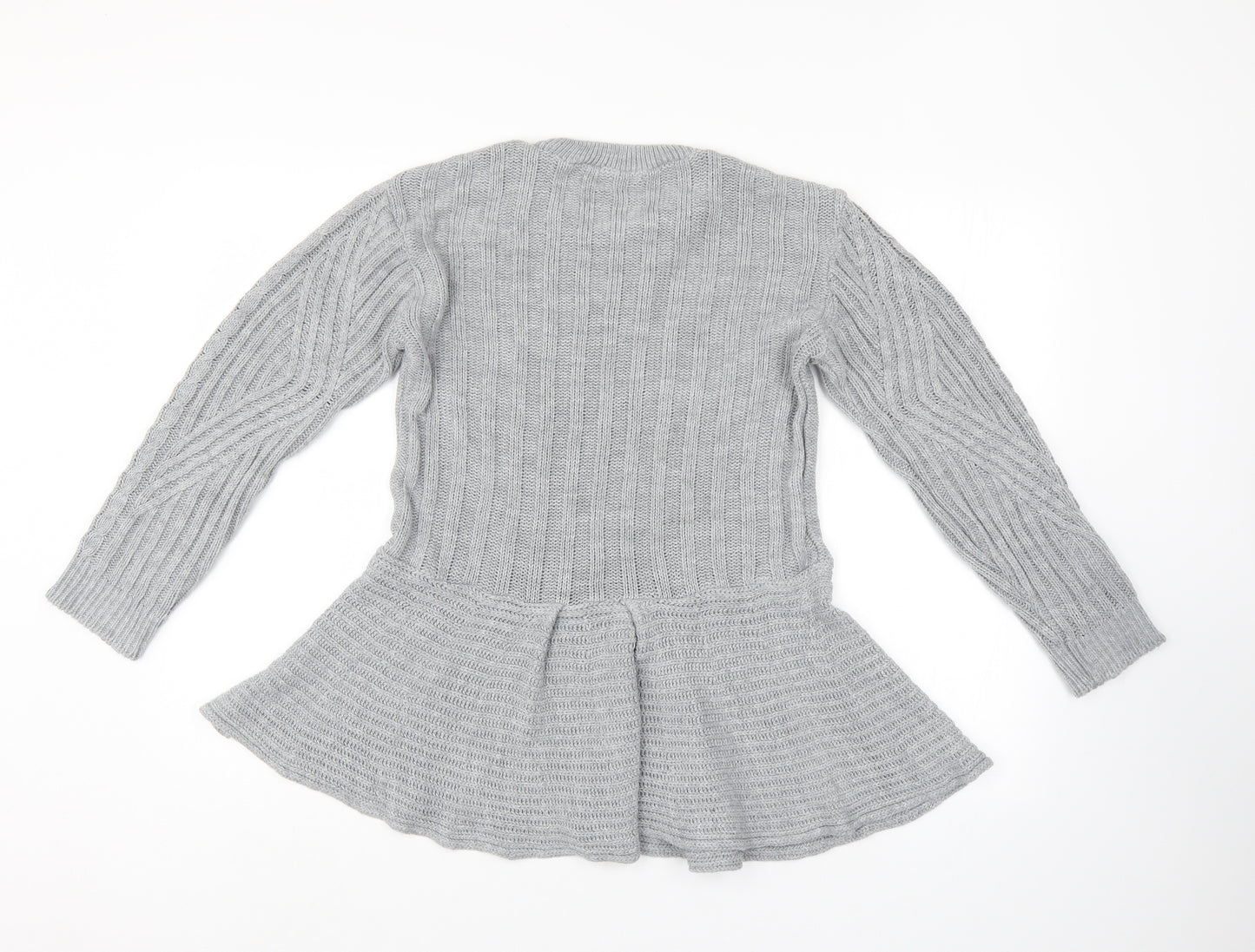 Missi Womens Grey   Tunic Jumper Size M