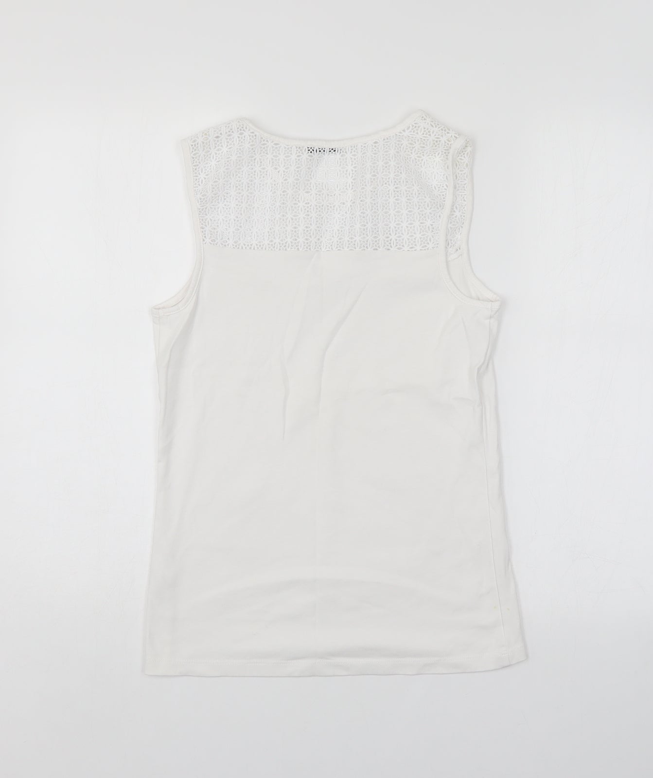 TU Womens White   Basic Tank Size 12