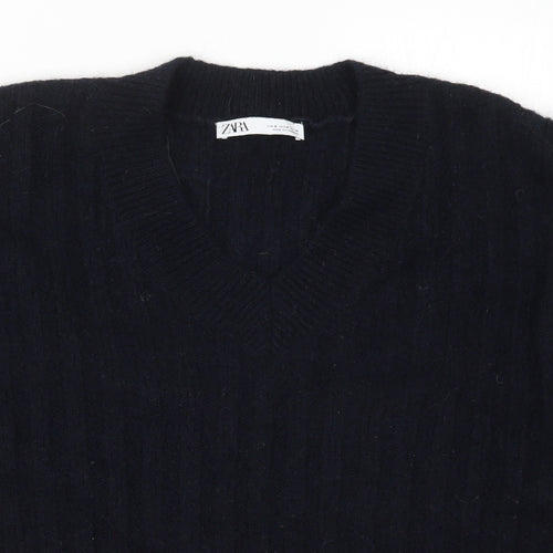 Zara Womens Beige  Knit Pullover Jumper Size M
