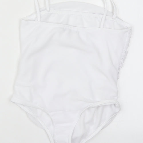 PRETTYLITTLETHING Womens White   Bodysuit One-Piece Size 10