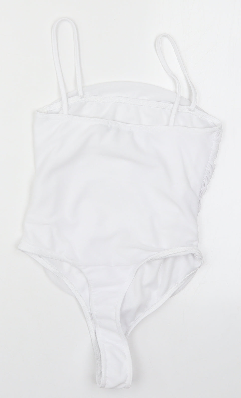 PRETTYLITTLETHING Womens White   Bodysuit One-Piece Size 10