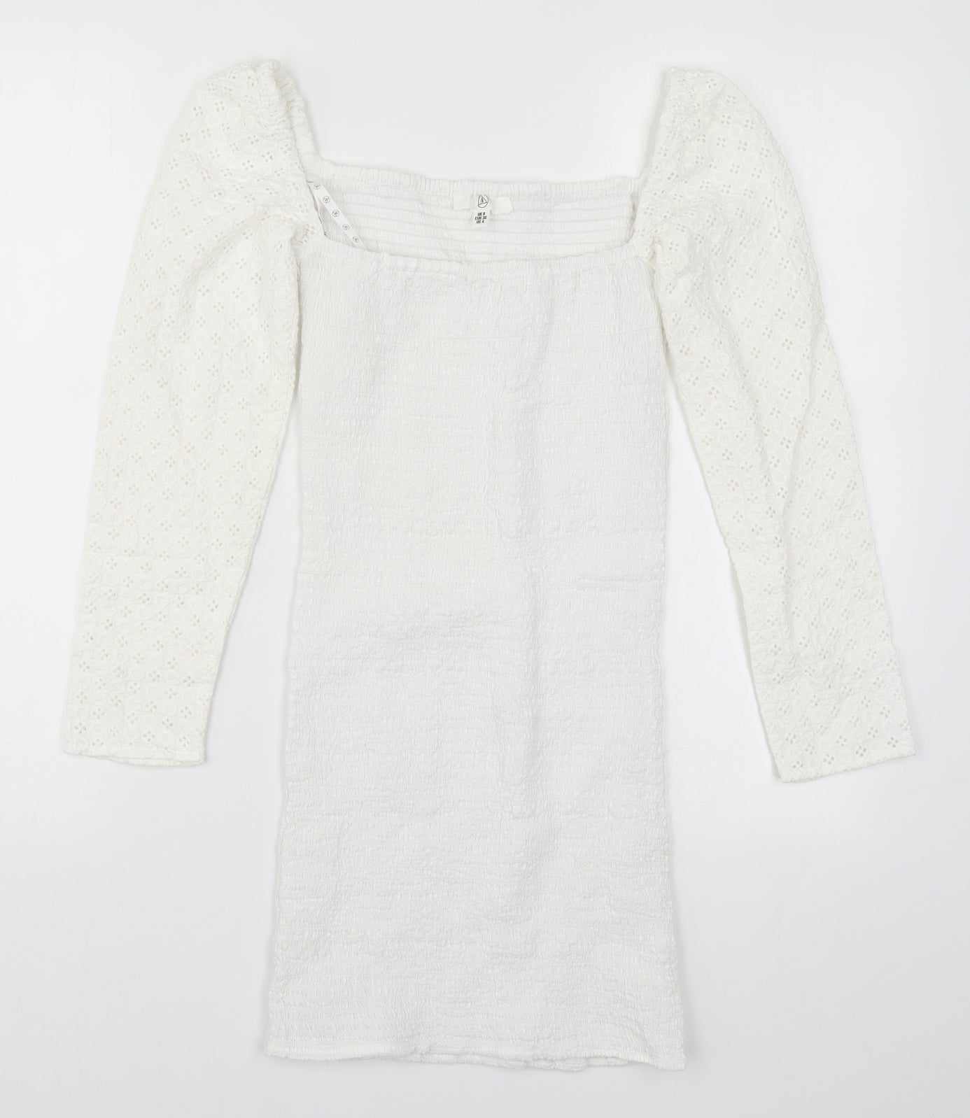 Missguided Womens White   Bodycon  Size 8