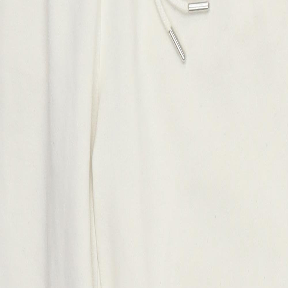 H&M Womens Ivory   Sweatpants Trousers Size XS L26.5 in