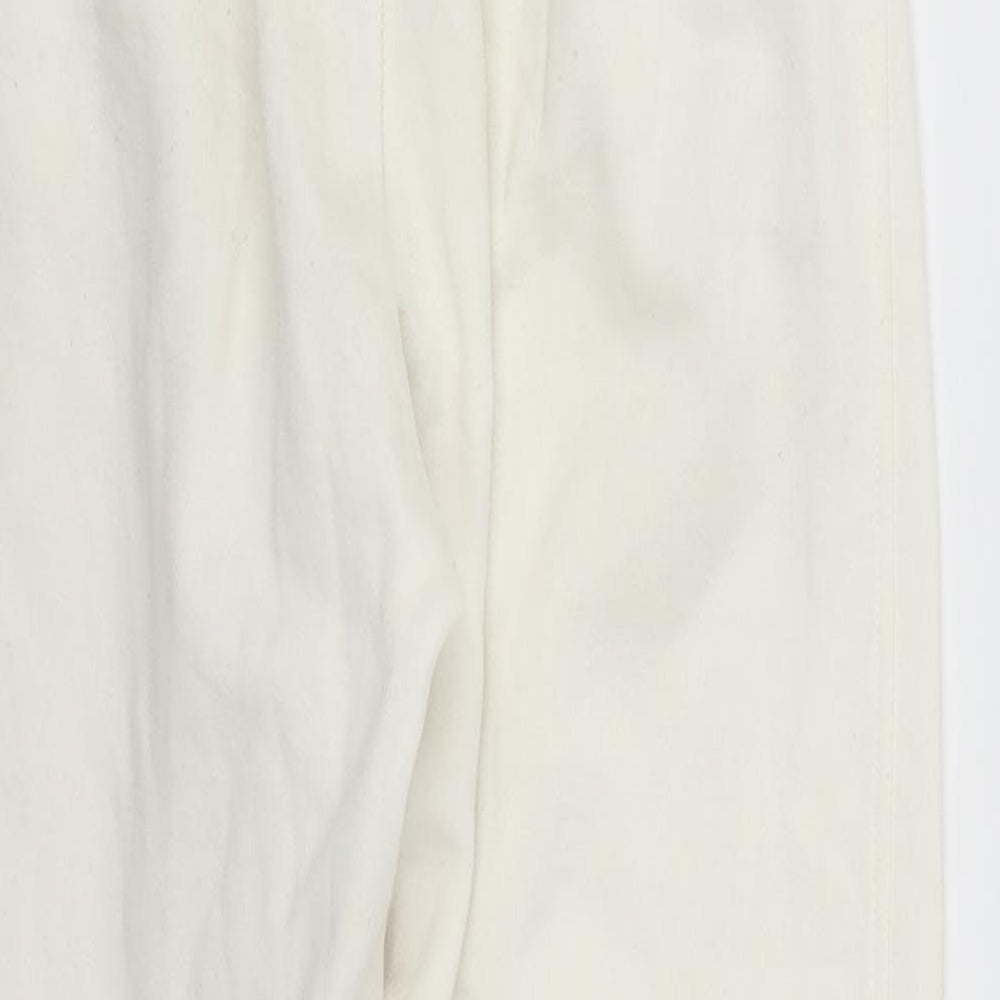 H&M Womens Ivory   Sweatpants Trousers Size XS L26.5 in