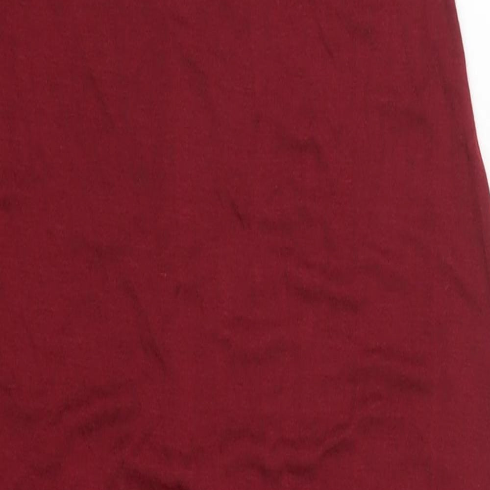 Boohoo Womens Red   Bodycon  Size 10