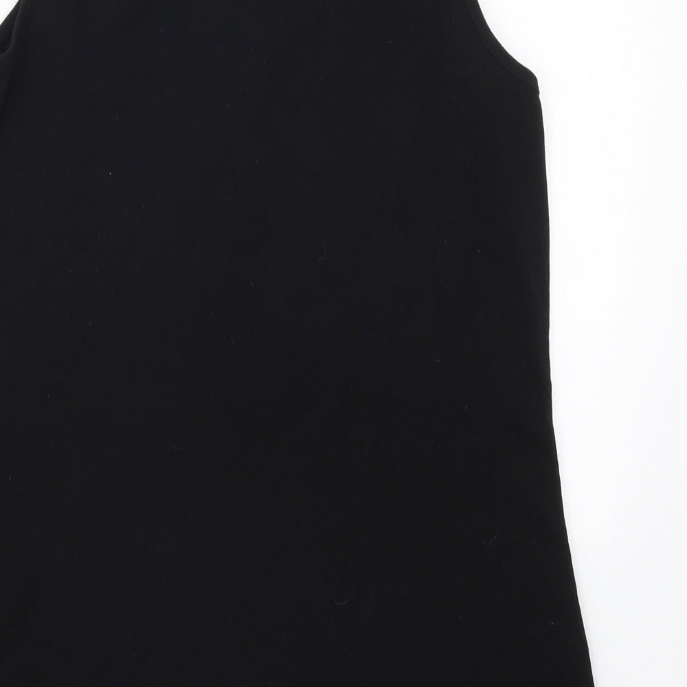Yours Womens Black   Basic Tank Size 16