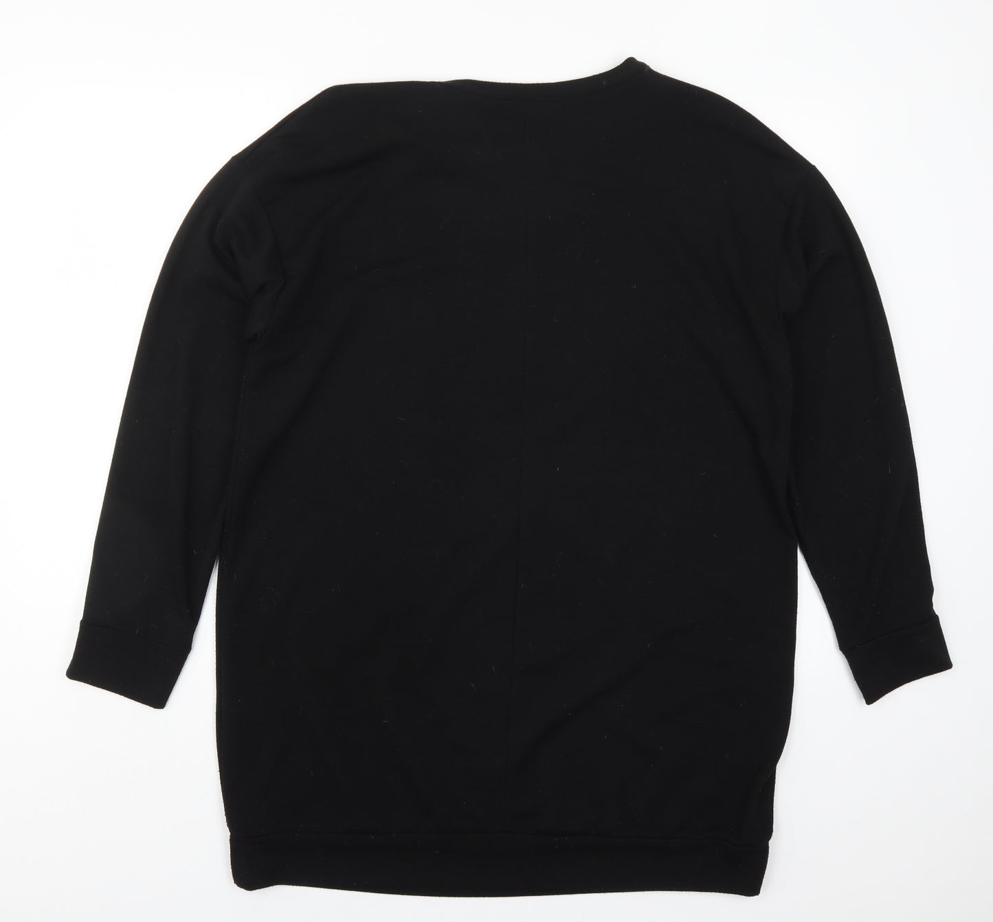 Yours Womens Black   Pullover Sweatshirt Size 16  - Lips
