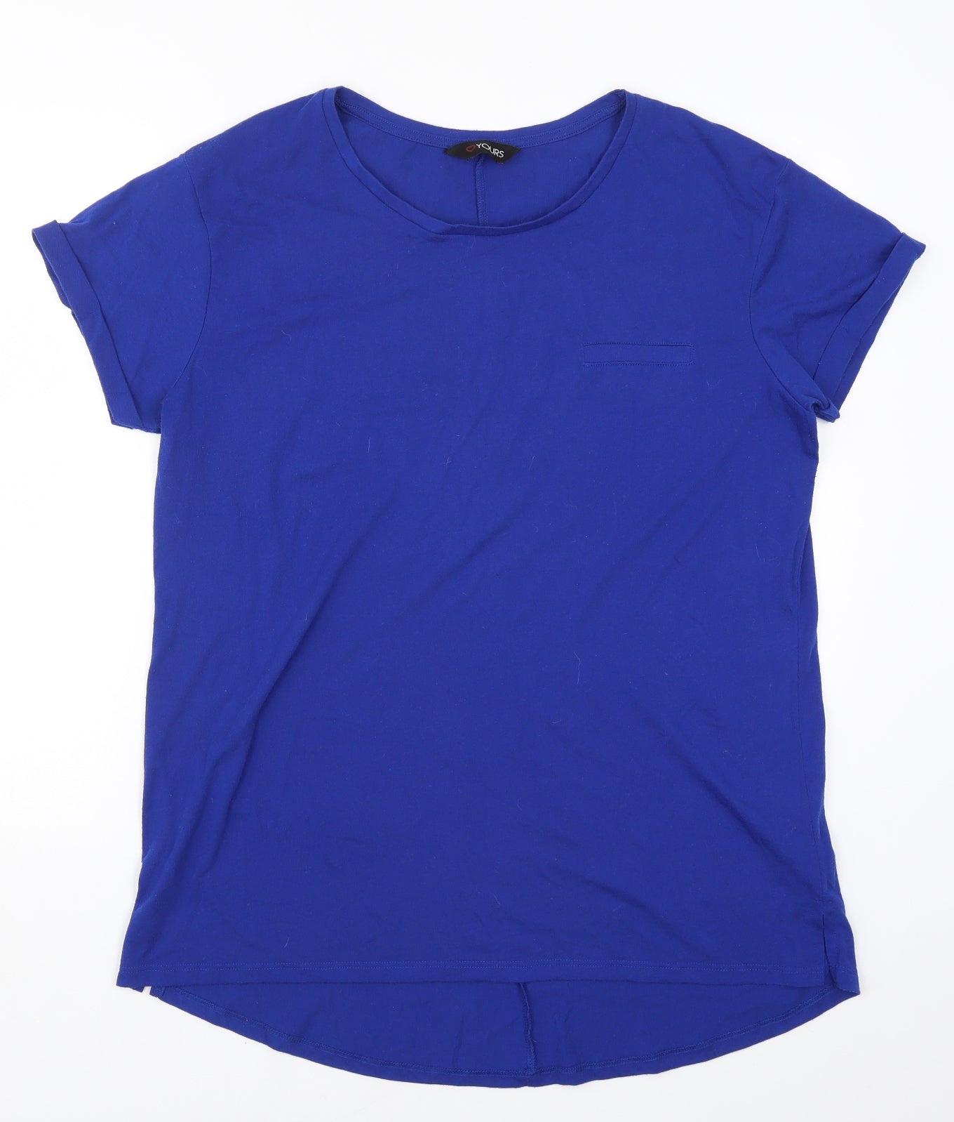 Yours Womens Blue   Basic T-Shirt Size 18