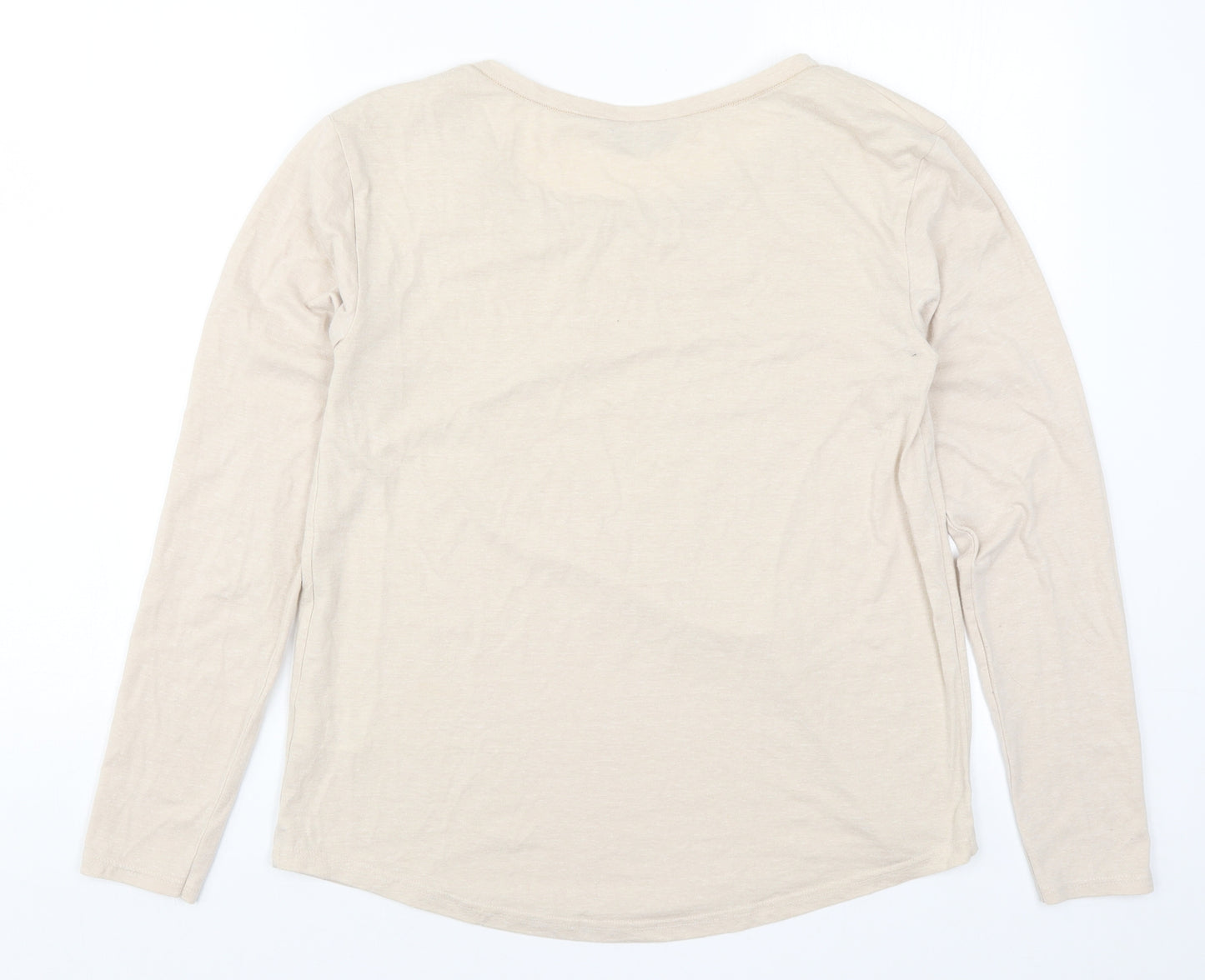 Dorothy Perkins Womens Beige   Basic T-Shirt Size 14