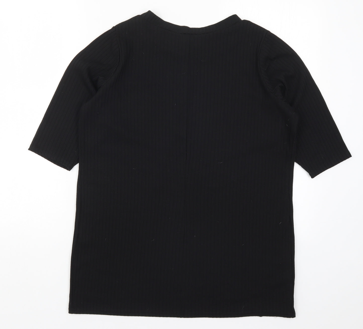 Yours Womens Black   Basic T-Shirt Size 16