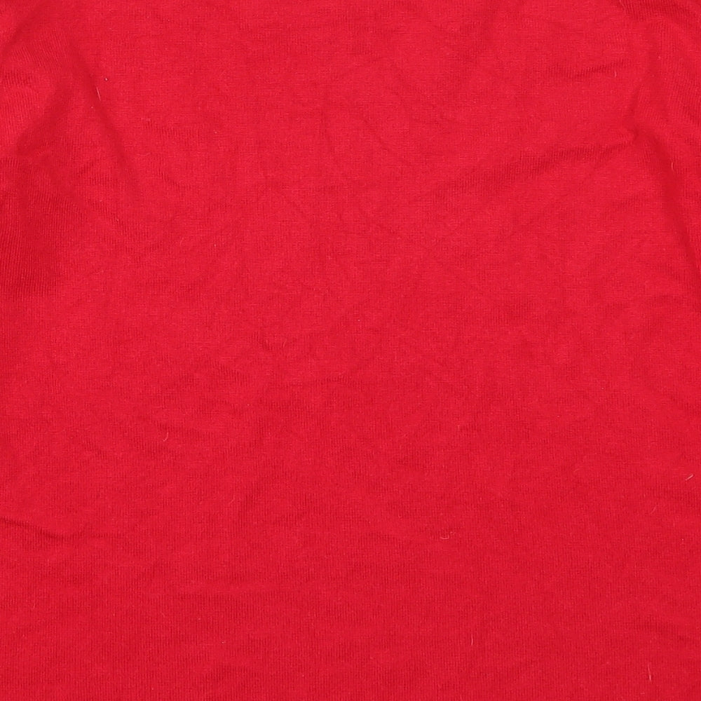 Stock Shop Womens Red  Knit Pullover Jumper Size M