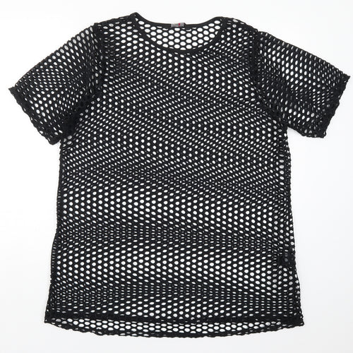 Yours Womens Black   Basic T-Shirt Size 20