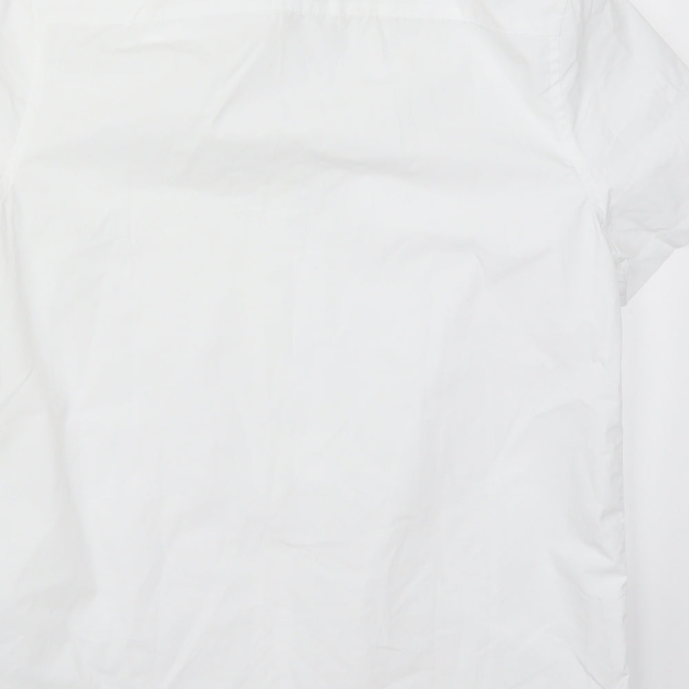 F&F Boys White   Basic Dress Shirt Size 13-14 Years