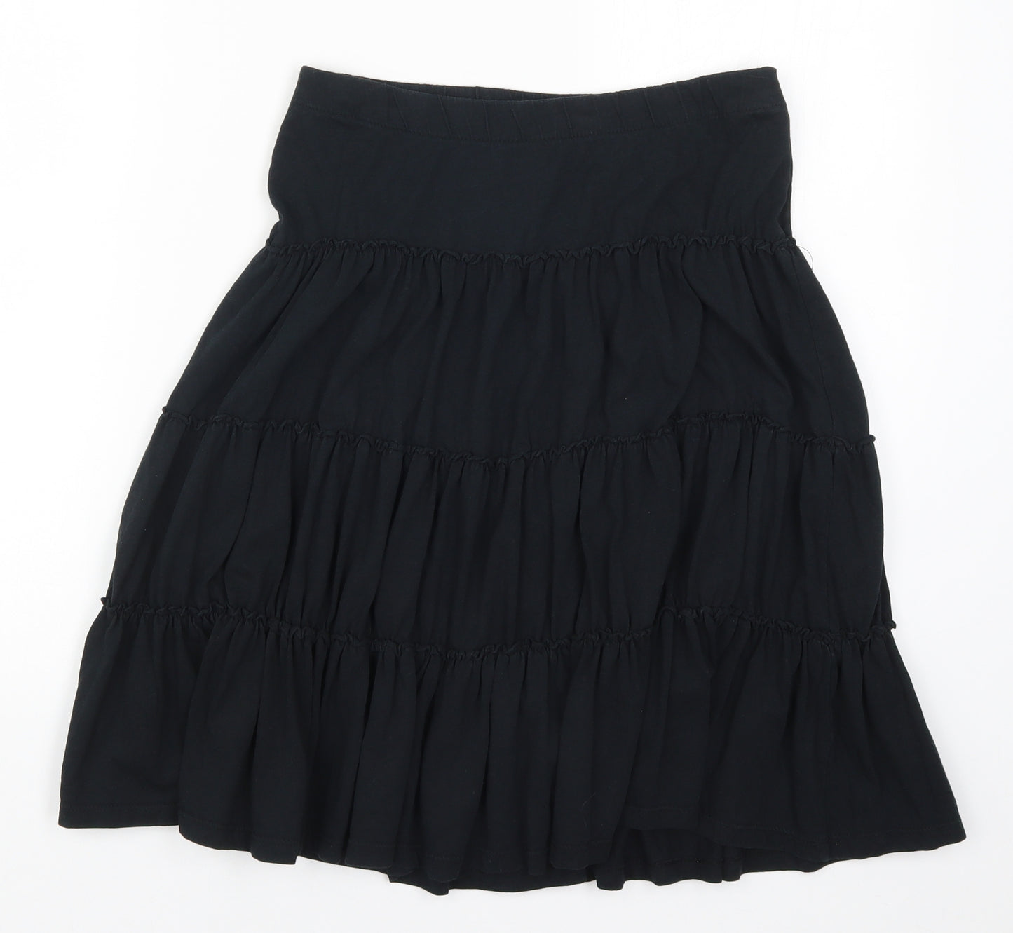 Preworn Womens Black   Swing Skirt Size 6