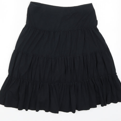 Preworn Womens Black   Swing Skirt Size 6