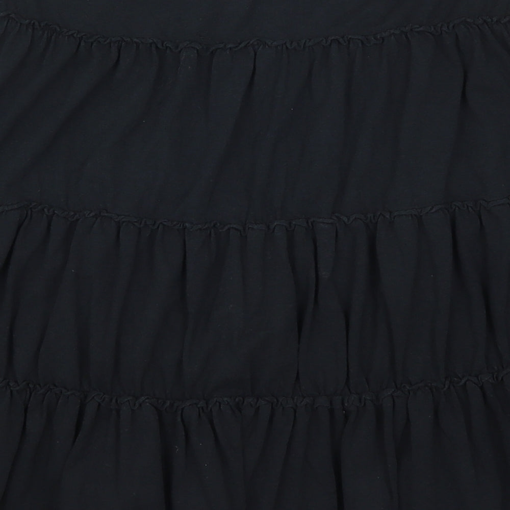 Preworn Womens Black   Swing Skirt Size 6