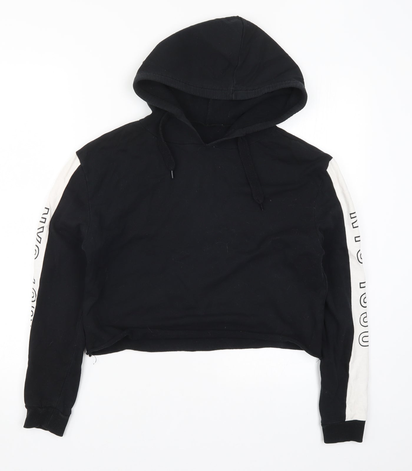 Primark Womens Black   Pullover Hoodie Size 8  - NYC 1990