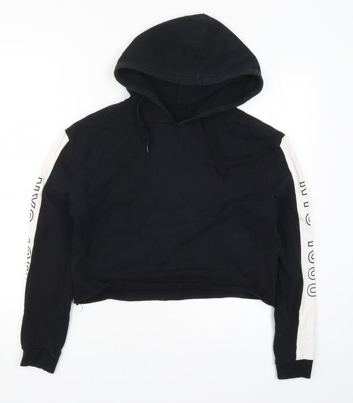 Primark Womens Black   Pullover Hoodie Size 8  - NYC 1990