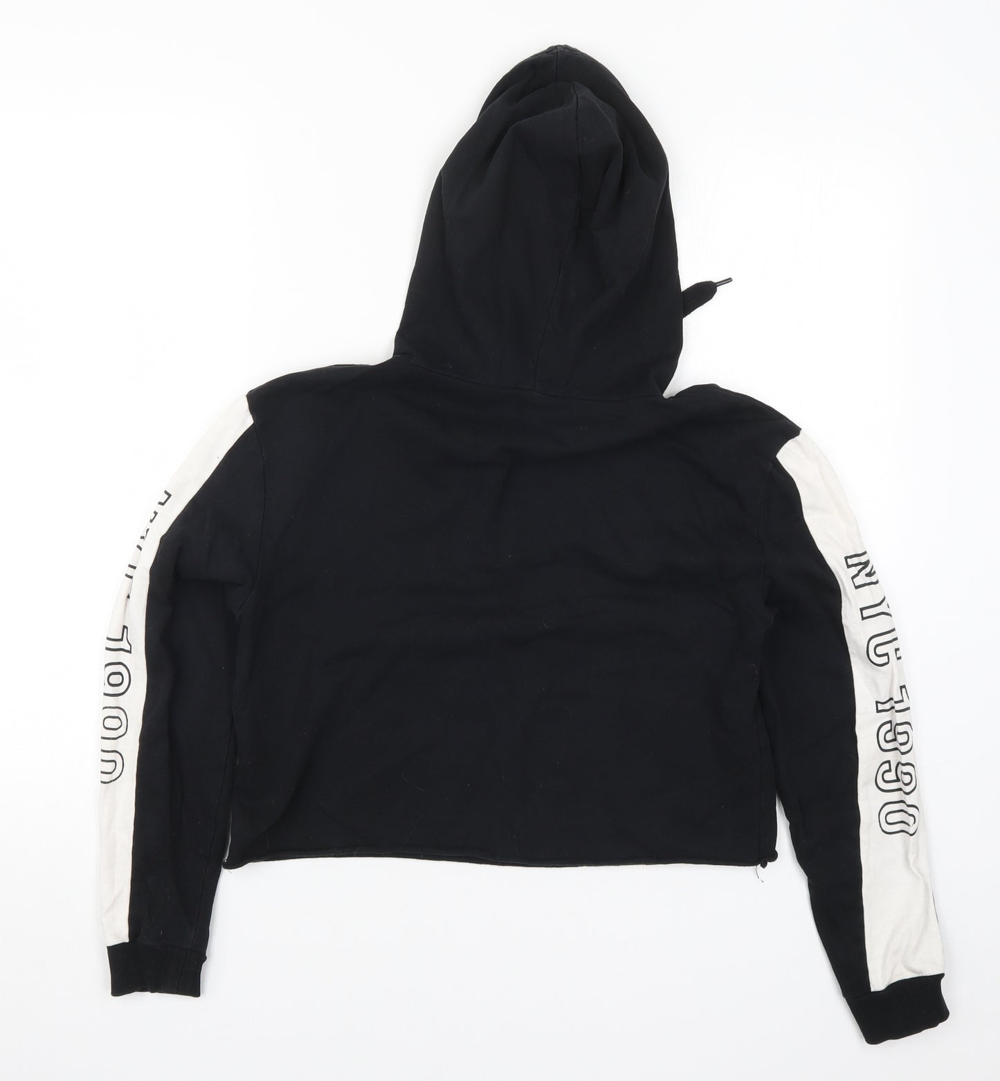 Primark Womens Black   Pullover Hoodie Size 8  - NYC 1990