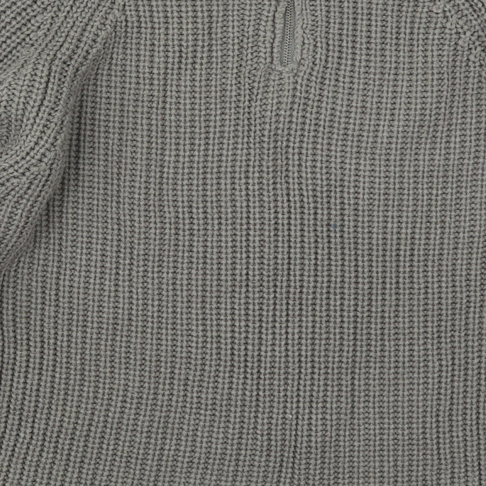 River Island Womens Grey  Knit Pullover Jumper Size 12