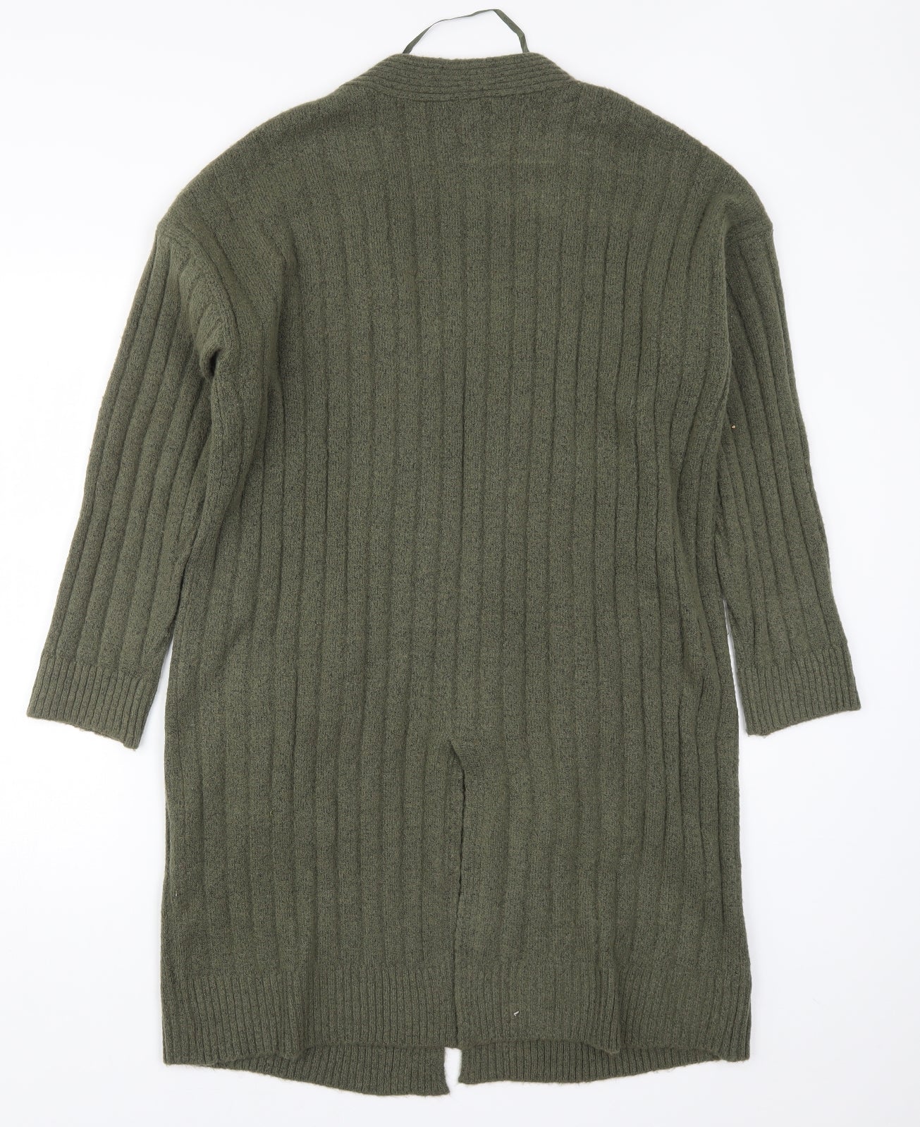 Primark Womens Green  Knit Cardigan Jumper Size 14