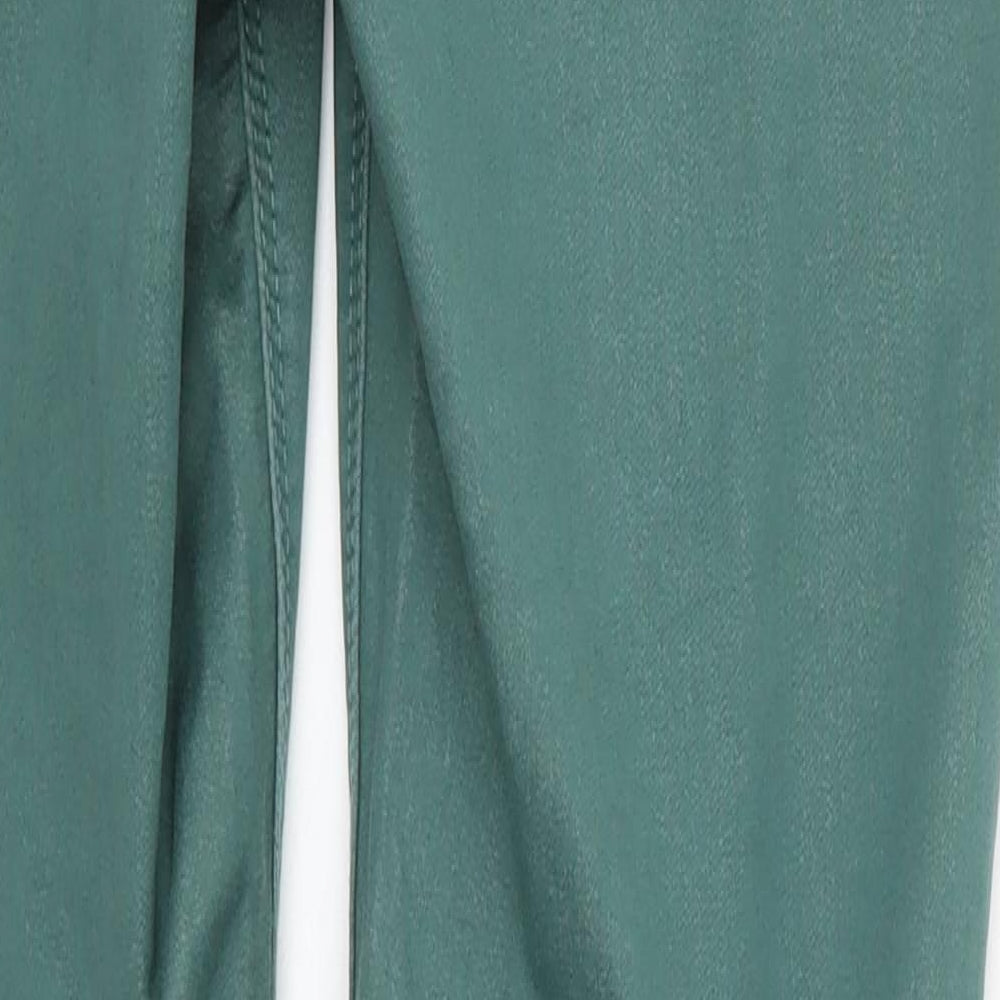 George Womens Green  Denim Jegging Jeans Size 12 L31 in