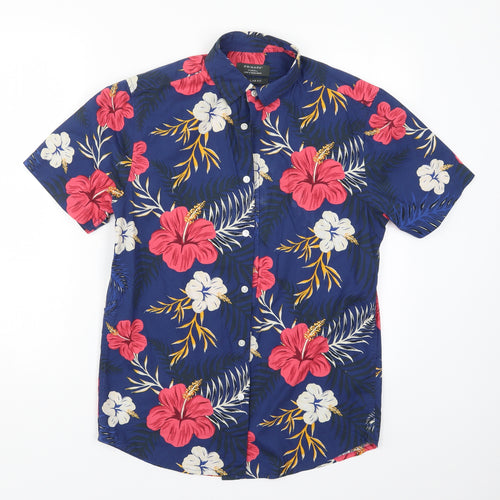 Primark Mens Multicoloured Floral   Button-Up Size XS