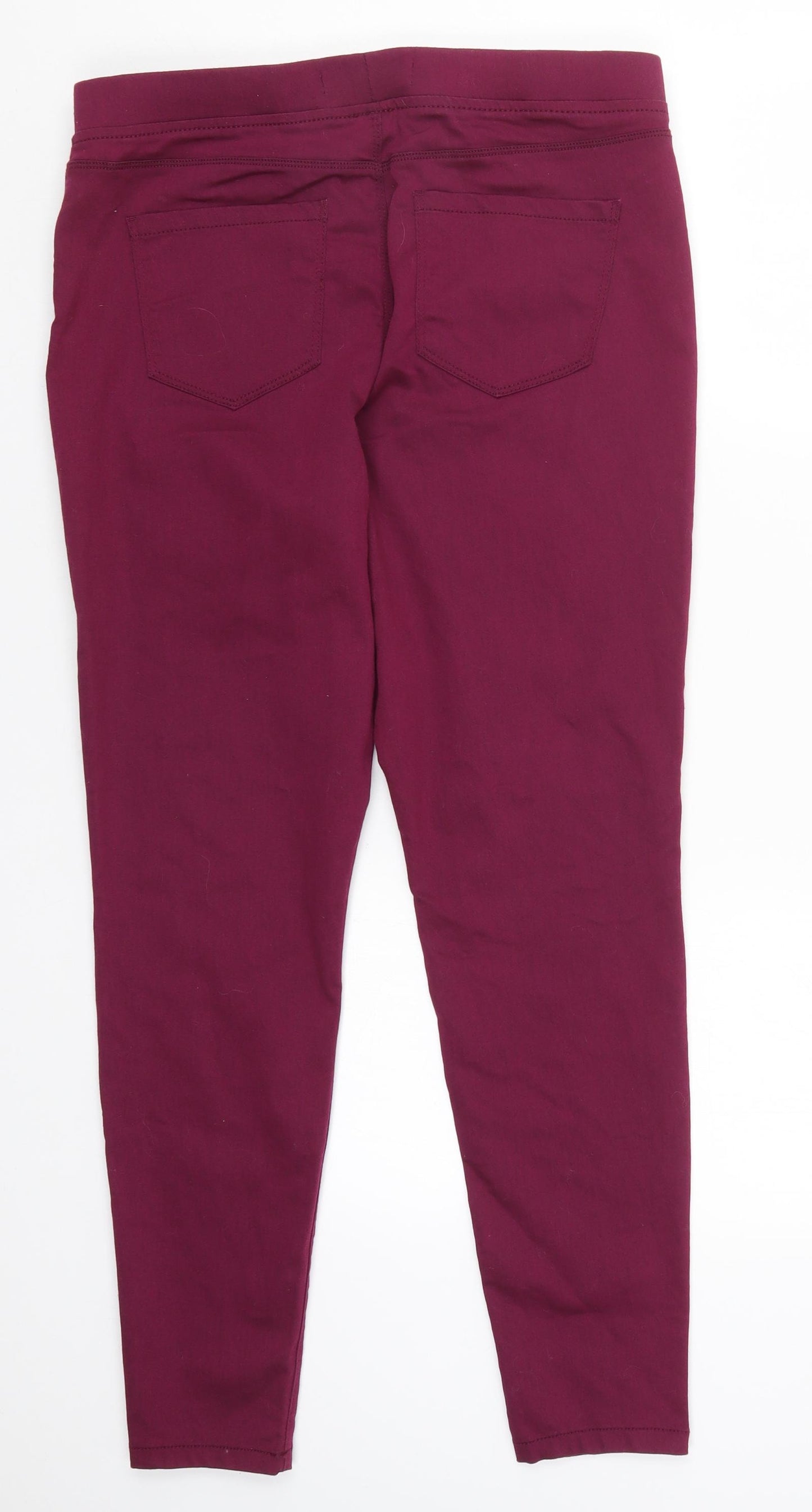Pep & Co Womens Pink  Denim Jegging Jeans Size 12 L27 in