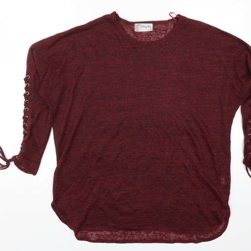Vouley Vous Womens Red   Basic T-Shirt Size M