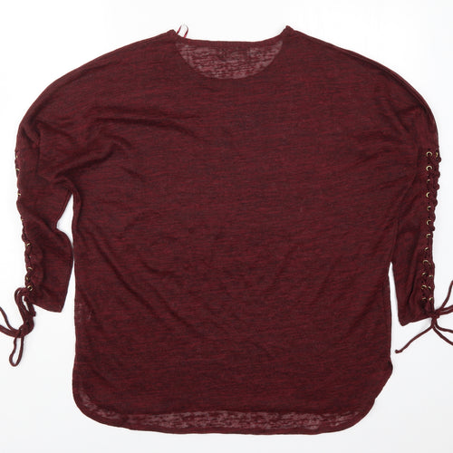 Vouley Vous Womens Red   Basic T-Shirt Size M