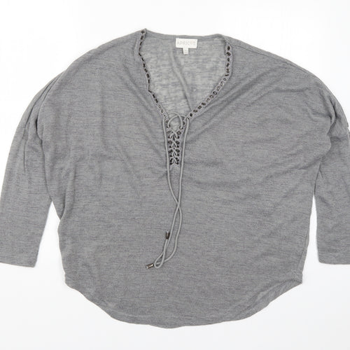 Apricot Womens Grey   Basic T-Shirt Size 8