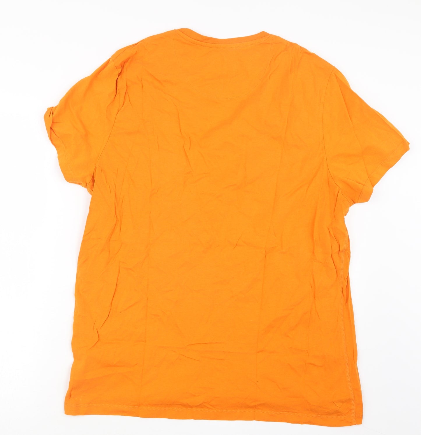 F&F Mens Orange    T-Shirt Size XL  - Halloween
