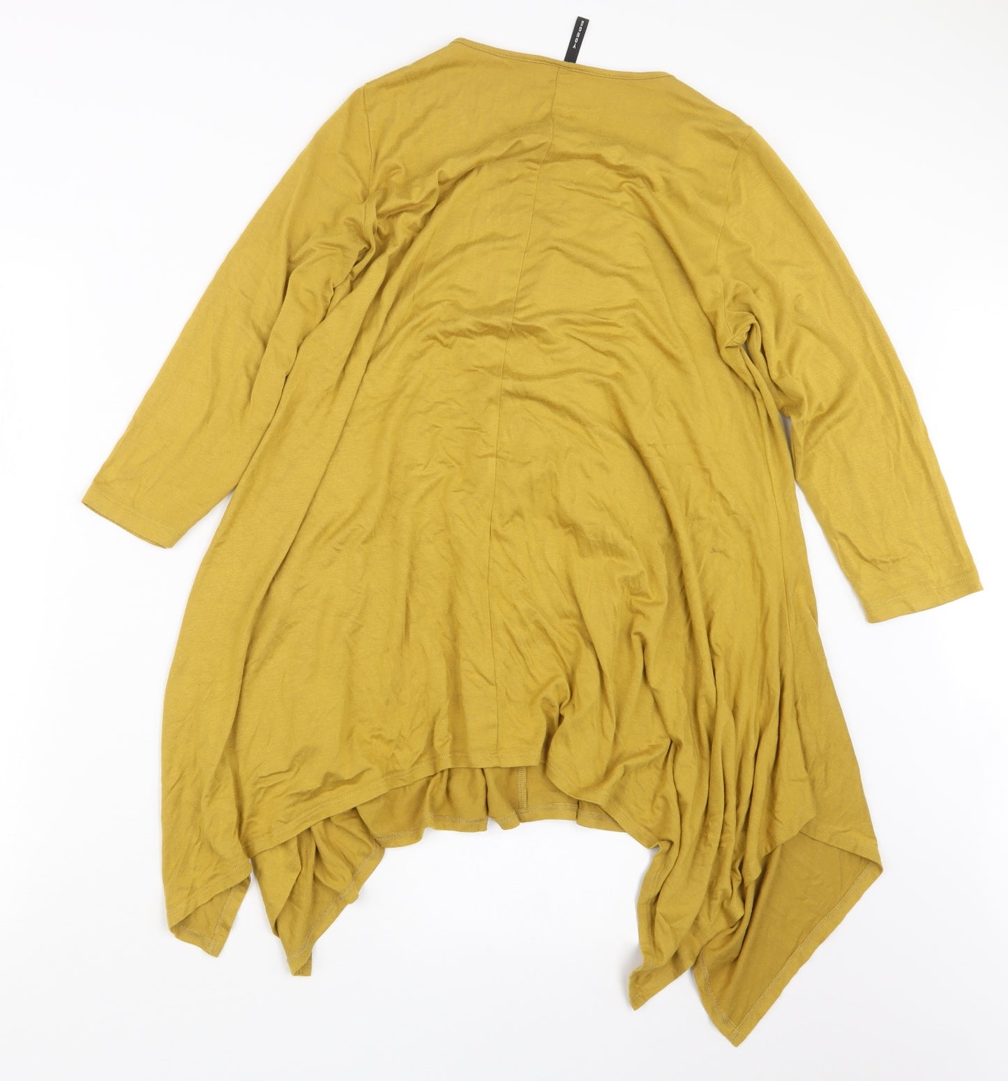 Yong Kim Womens Yellow   Basic T-Shirt Size 10