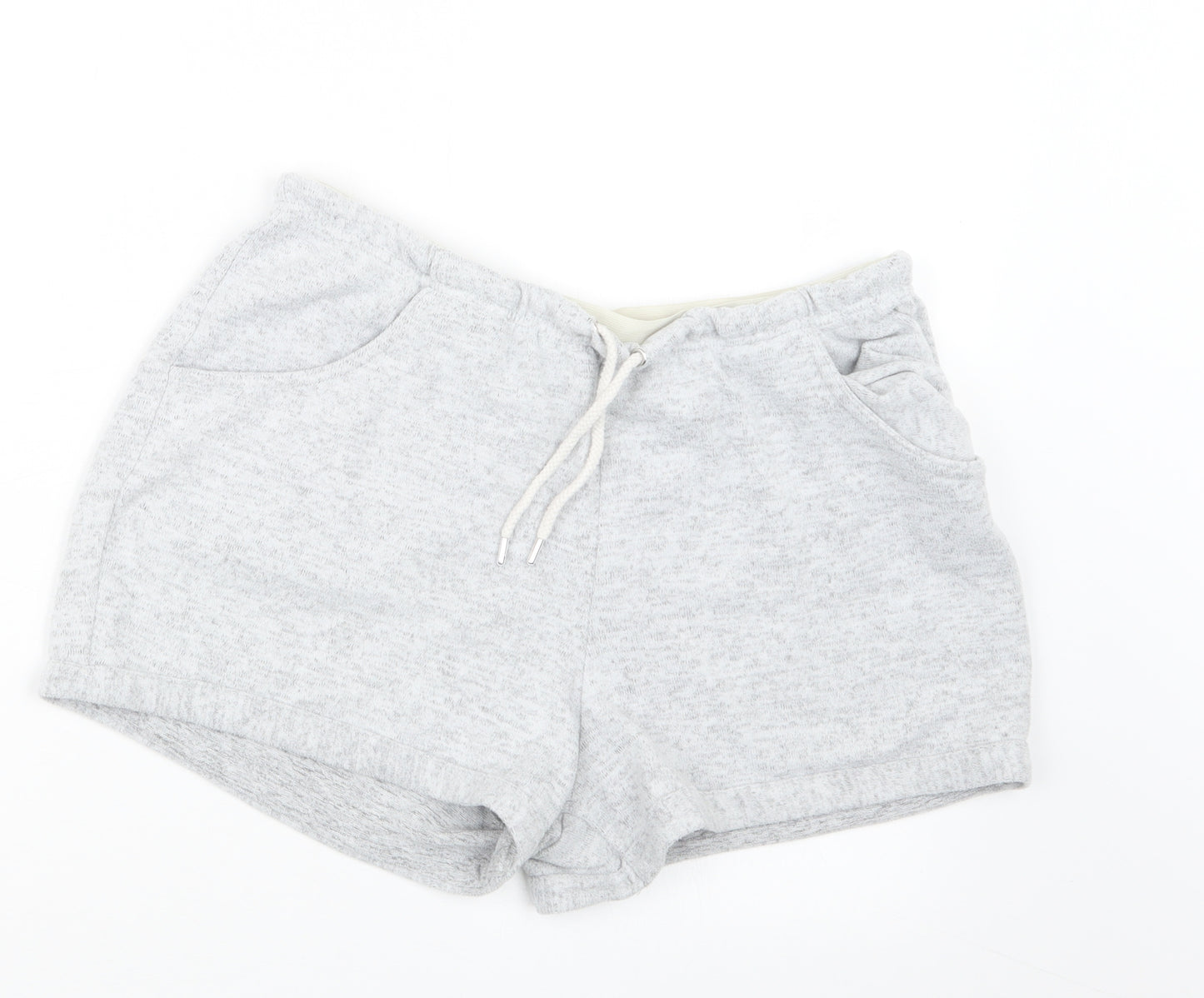 F&F Womens Grey Geometric  Capri Sleep Shorts Size 12