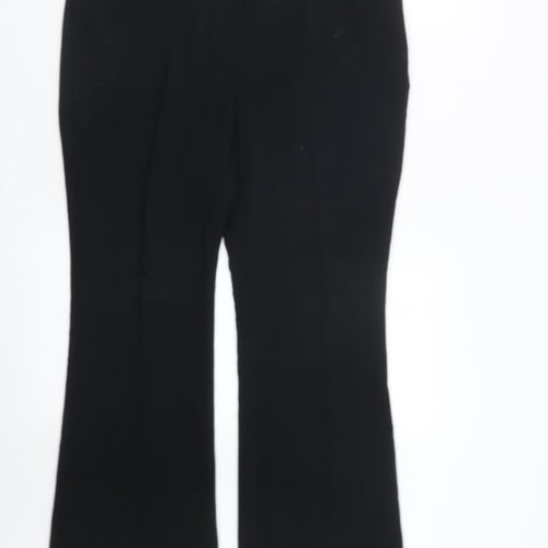 Marks and Spencer Womens Black   Trousers  Size 14 L30 in