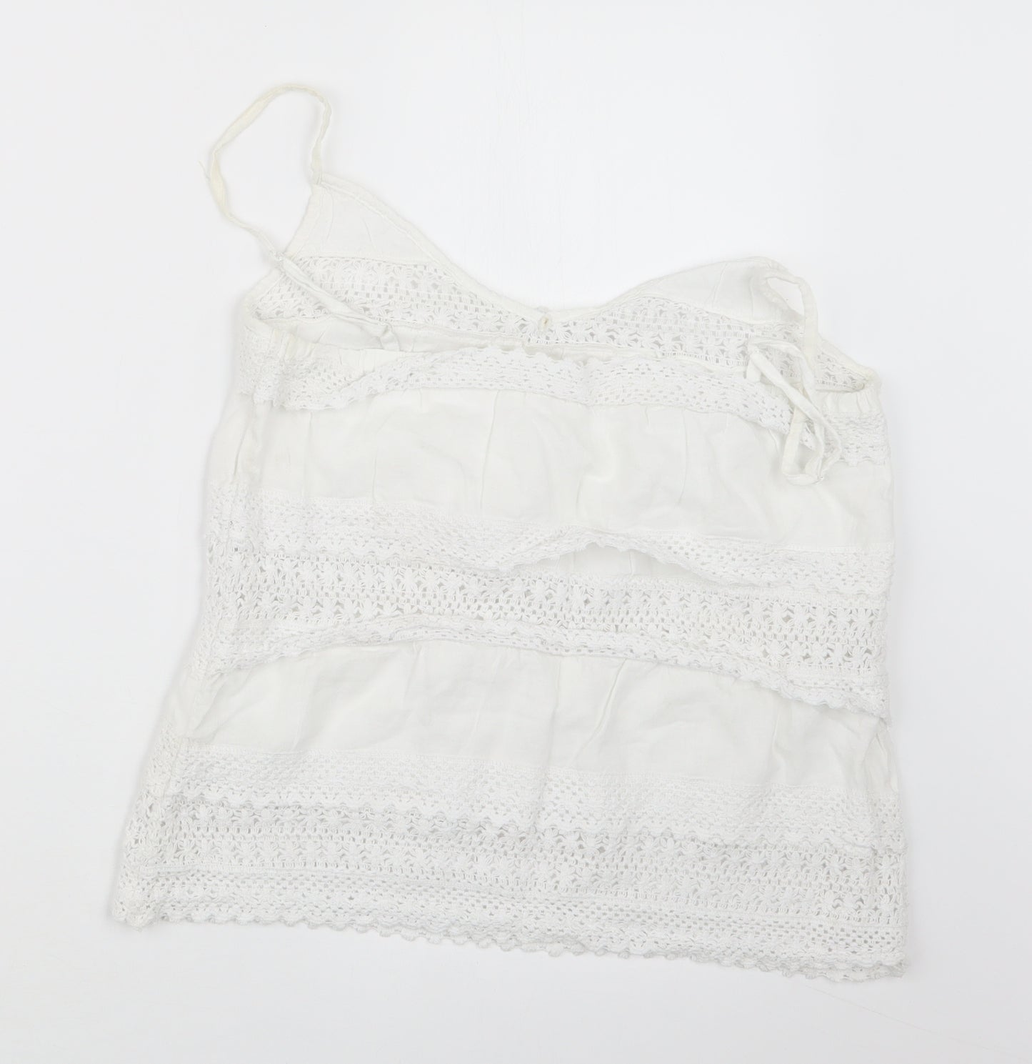 Matalan Womens White   Basic Tank Size 12