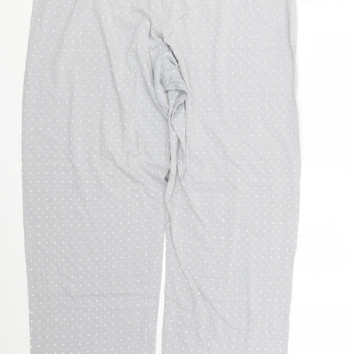 Marks and Spencer Womens Grey Geometric  Capri Pyjama Pants Size 18