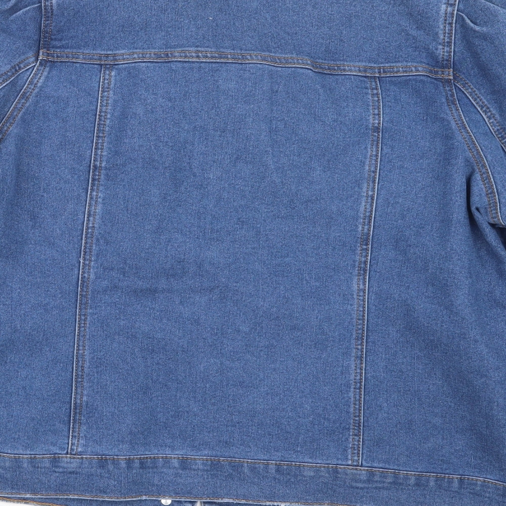 Papaya Womens Blue  Denim Jacket  Size 18