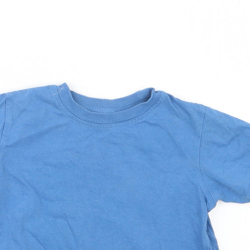 NEXT Boys Blue Geometric   Pyjama Top Size 3-4 Years
