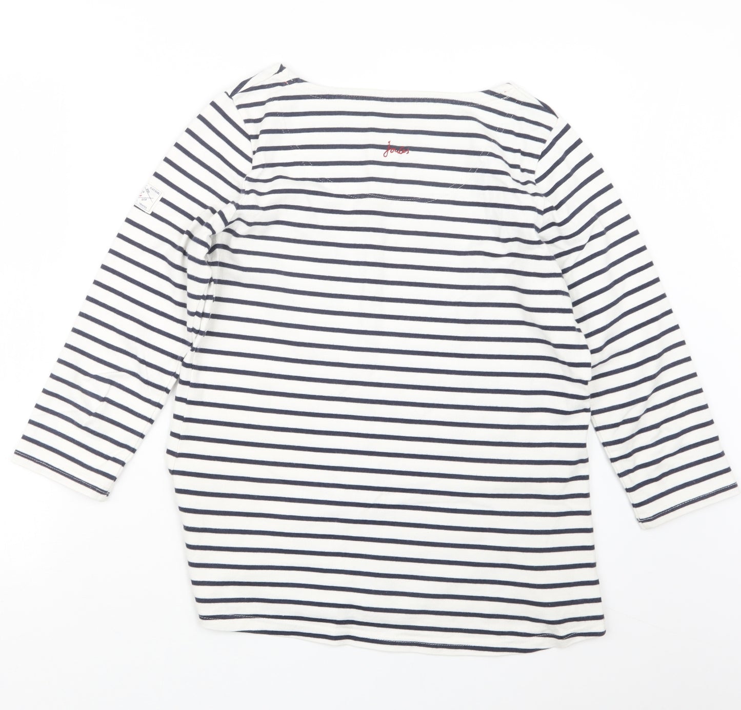 Joules Womens Blue Striped  Pullover Jumper Size 12