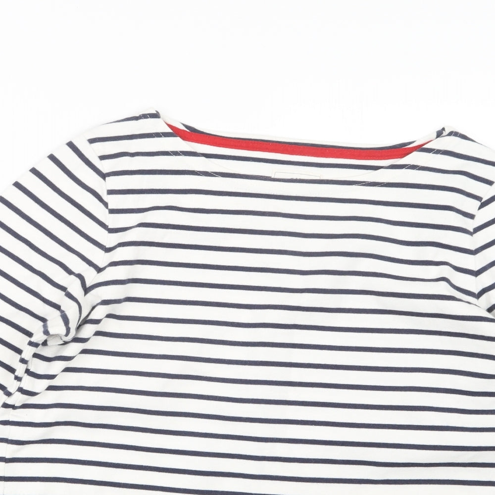 Joules Womens Blue Striped  Pullover Jumper Size 12