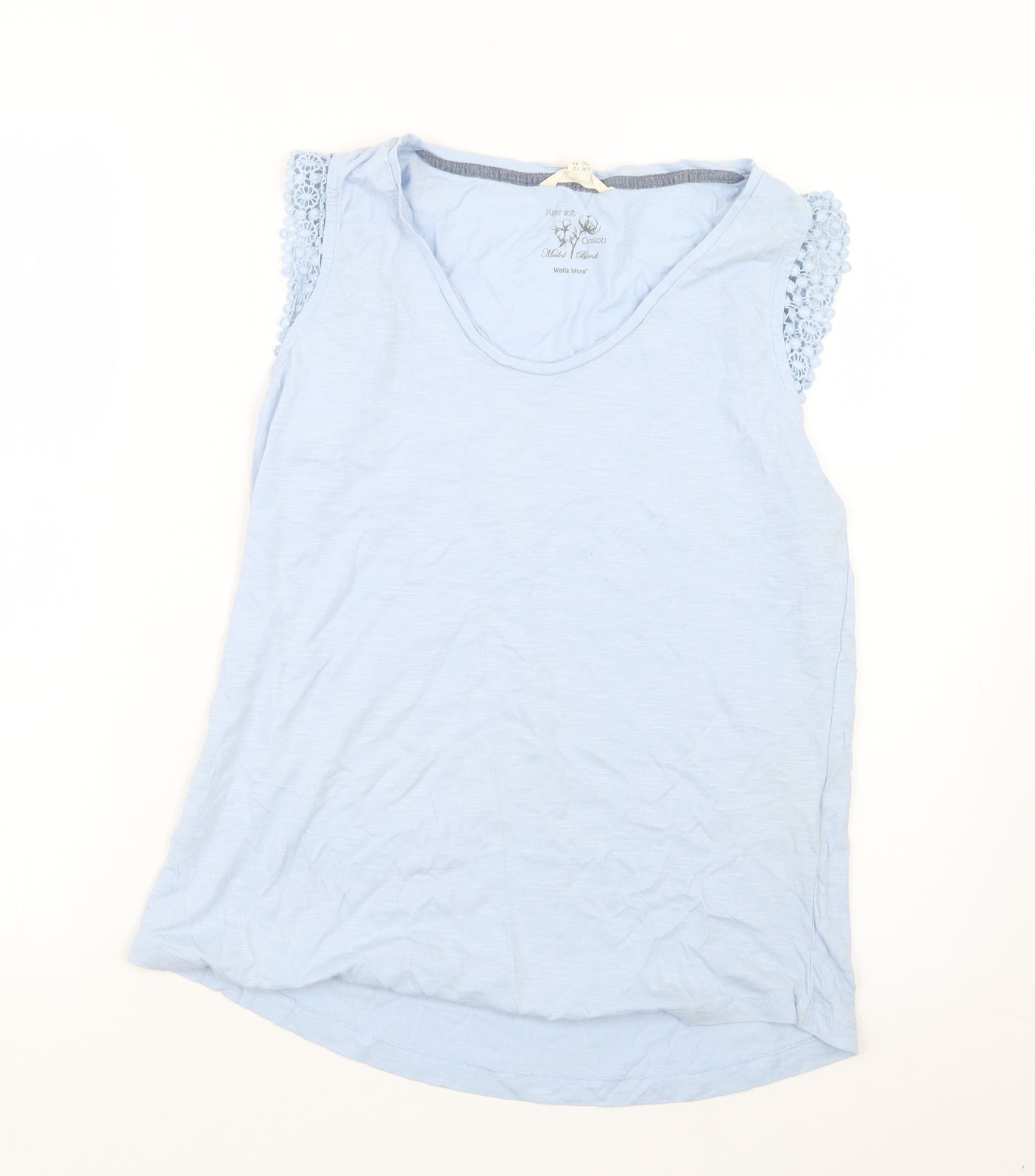 White Stuff Womens Blue   Basic T-Shirt Size 12
