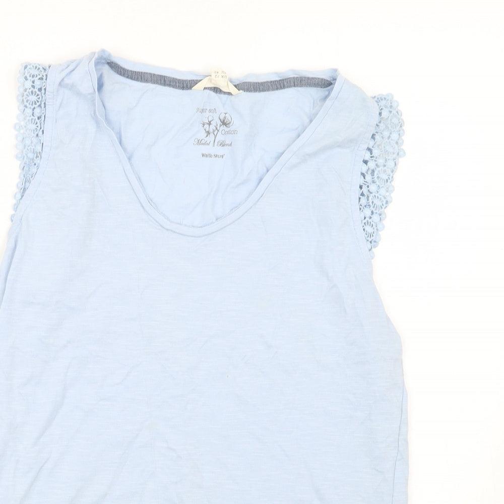 White Stuff Womens Blue   Basic T-Shirt Size 12