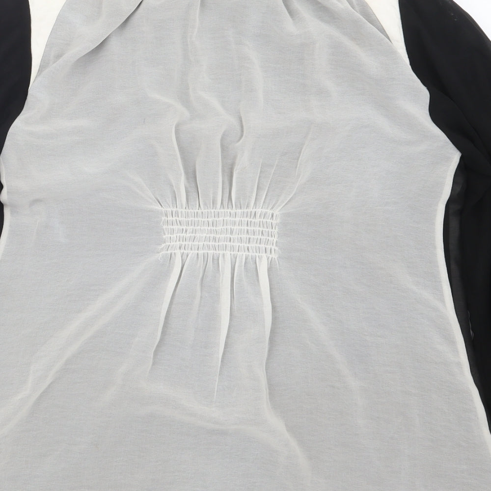 Mint Velvet Womens Black   Basic Blouse Size 8