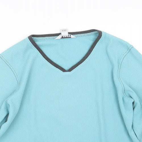 Blast Womens Blue  Knit Pullover Jumper Size M