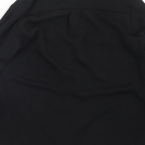 New Look Womens Black   Basic Button-Up Size 8