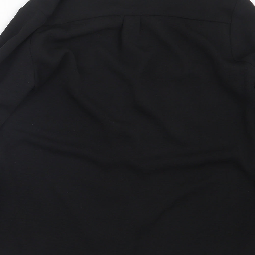 New Look Womens Black   Basic Button-Up Size 8