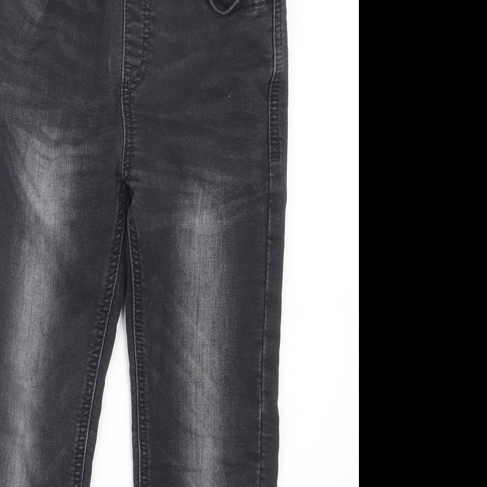 NEXT Boys Black  Denim Straight Jeans Size 7 Years