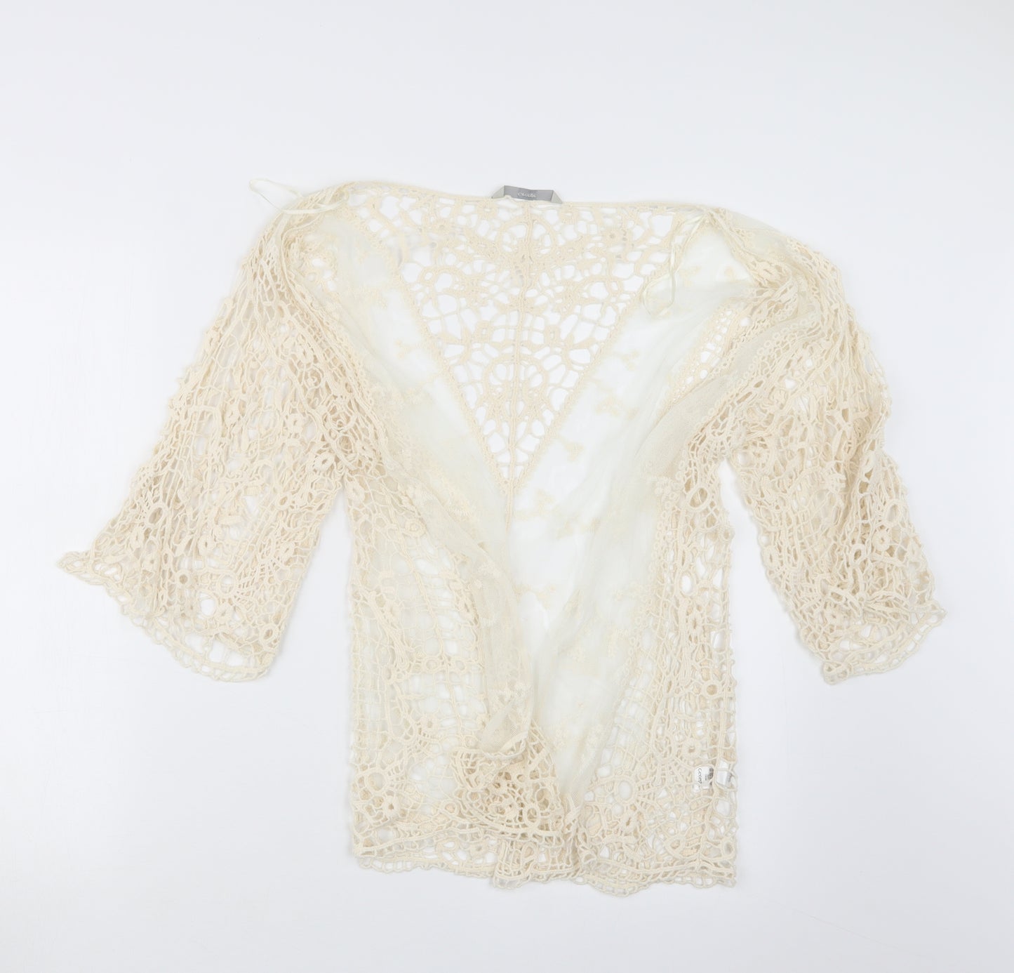 George Womens Beige   Cardigan Jumper Size 8