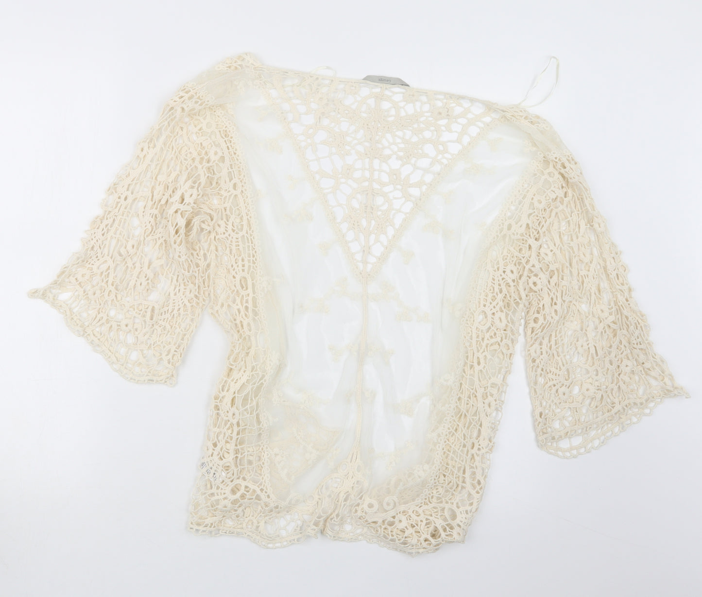 George Womens Beige   Cardigan Jumper Size 8